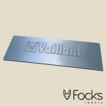 Nameplate, aluminium, embossed