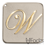 Nameplate cast zinc alloy