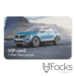 VIP card geanodiseerd aluminium, slijtvaste full colour bedrukking