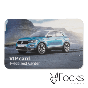 VIP card geanodiseerd aluminium, slijtvaste full colour bedrukking