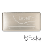 Nameplate brushed stainless steel, etched, machine punched, with adhesive