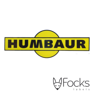 Slagvaste sticker met logo